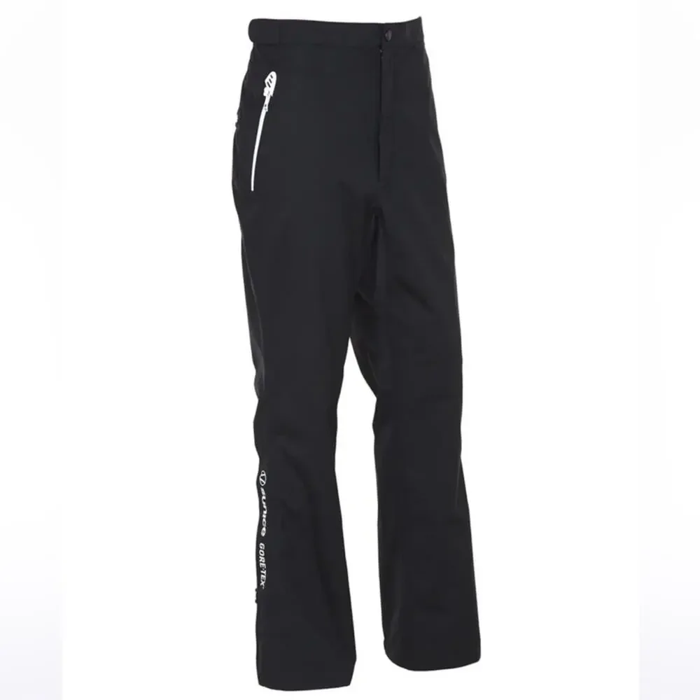 Sunice Edisson Gore Tex Paclite Waterproof Black Golf Pants Lightweight XL